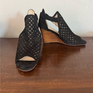 Cole Haan Elegant Black Wedge Sandals
Edie Wedge Bootie 9.5